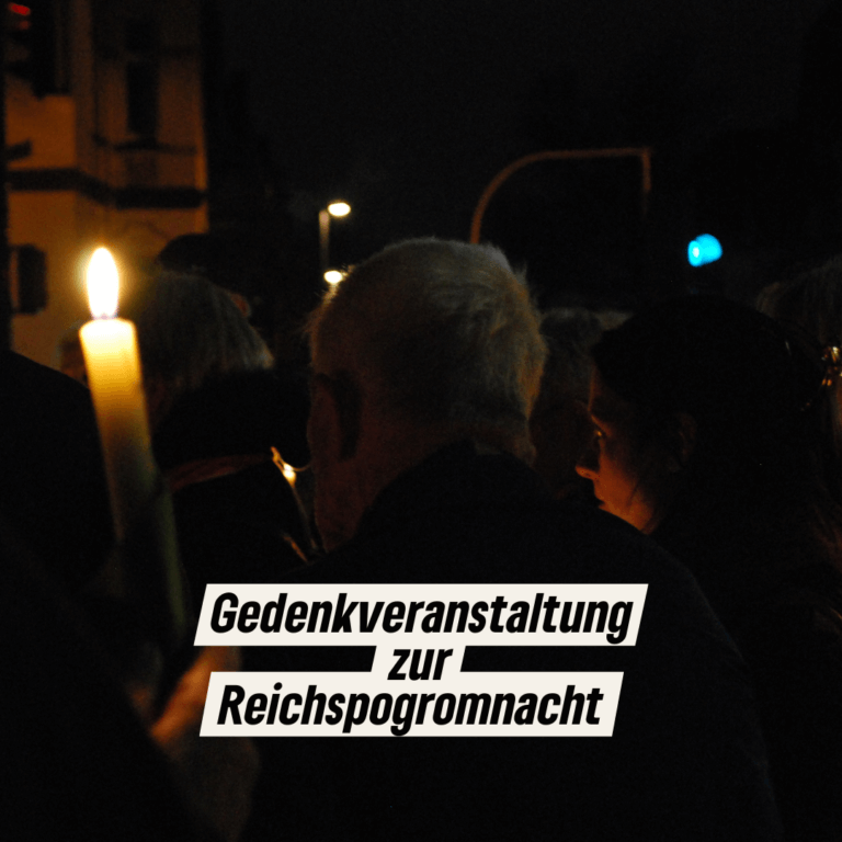 09.11.2024: Gedenkveranstaltung zur Reichspogromnacht