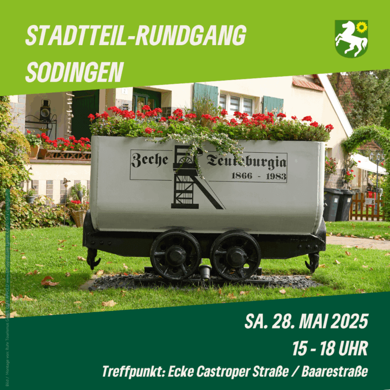 Grüne laden zum Stadtteil-Rundgang in Sodingen ein