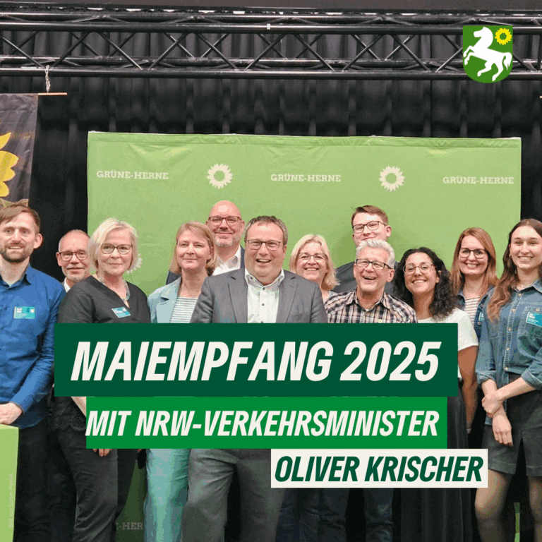 Grüner Maiempfang 2025: Aufbruch, Realitätssinn und der Blick auf Herne