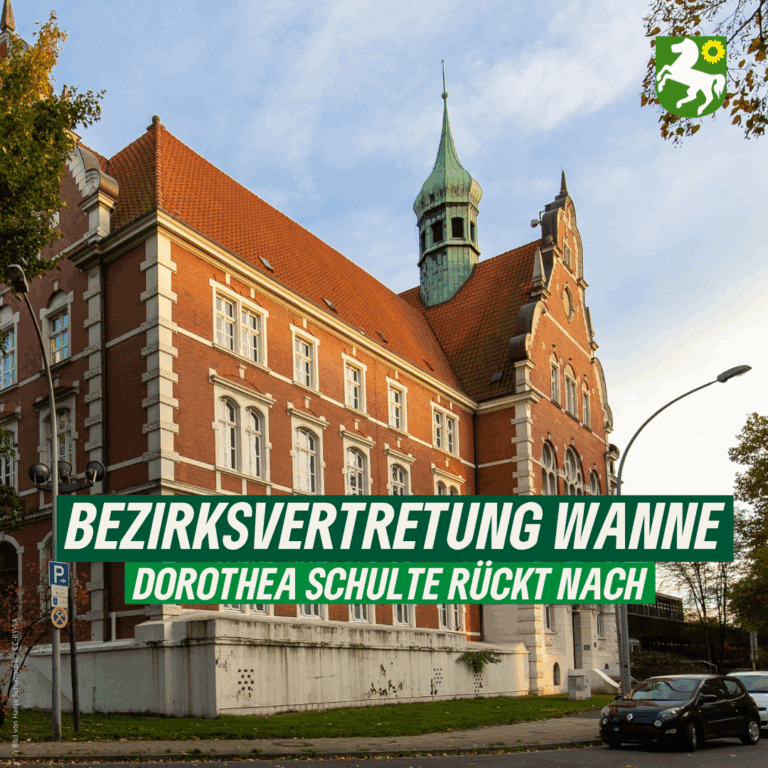 Grüne Fraktion Wanne – Dorothea Schulte rückt für Daniel Keller in Bezirksvertretung Wanne nach