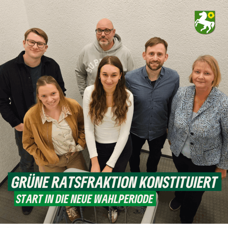 Grüne Ratsfraktion konstituiert sich – Start in die neue Wahlperiode